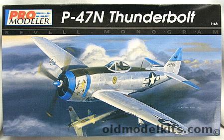 Monogram 1/48 P-47N Thunderbolt Pro Modeler - USAAF 19FS 318FG Capt. John Vogt 'Drink'n Sister' le Shima 1945 / 73FS 318FG Lt. Robert Redfield 'Sack Happy' le Shima 1945, 85-5929 plastic model kit